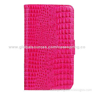 New Products Luxury Wallet Crocodile Leather Case for Samsung Galaxy Note 3, Unique Design